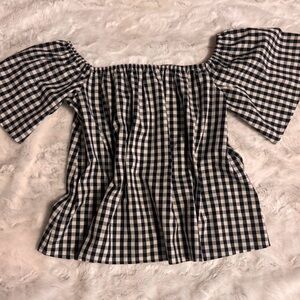 Black & White Blouse